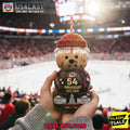 Carolina Hurricanes 54th Anniversary 1972-2026 Bear Glass Bottle