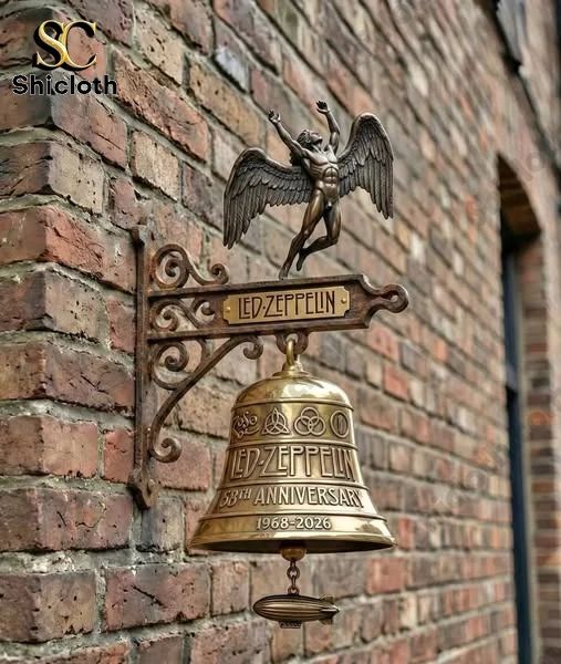 Led Zeppelin 58th Anniversary 1968-2026 Wall Doorbell