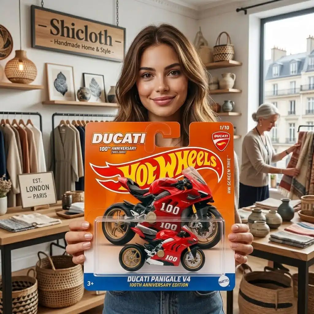 Wheels Ducati Panigale V4 100th Anniversary Motorcycle Toy