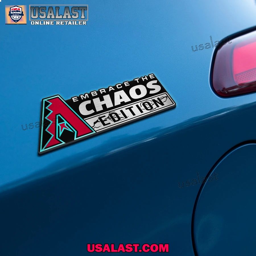 Arizona Diamondbacks Edition Engraved Car Name Badge