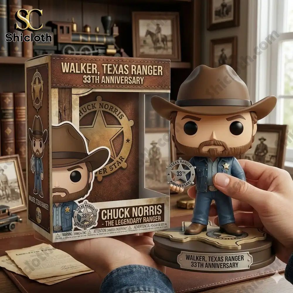 Walker, Texas Ranger 33th Anniversary Chuck Norris Collector 3D Funko Pop! Figure