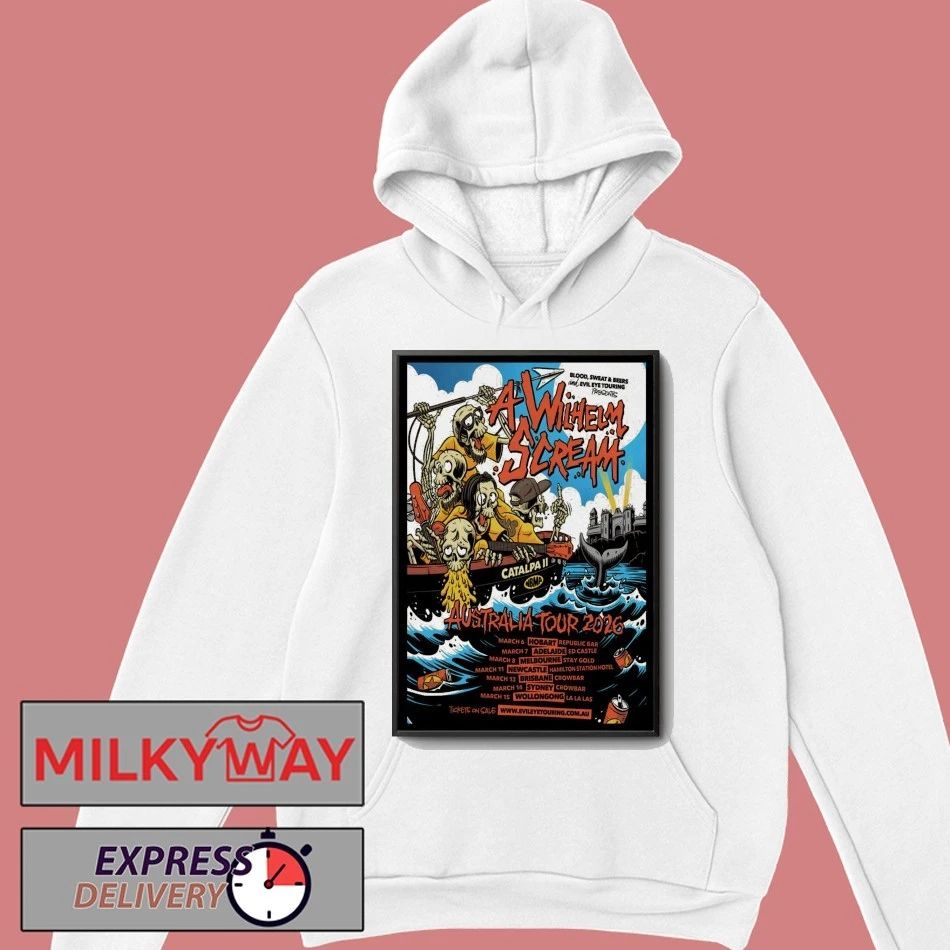 A Wilhelm Scream Australia Tour 26 Poster shirt