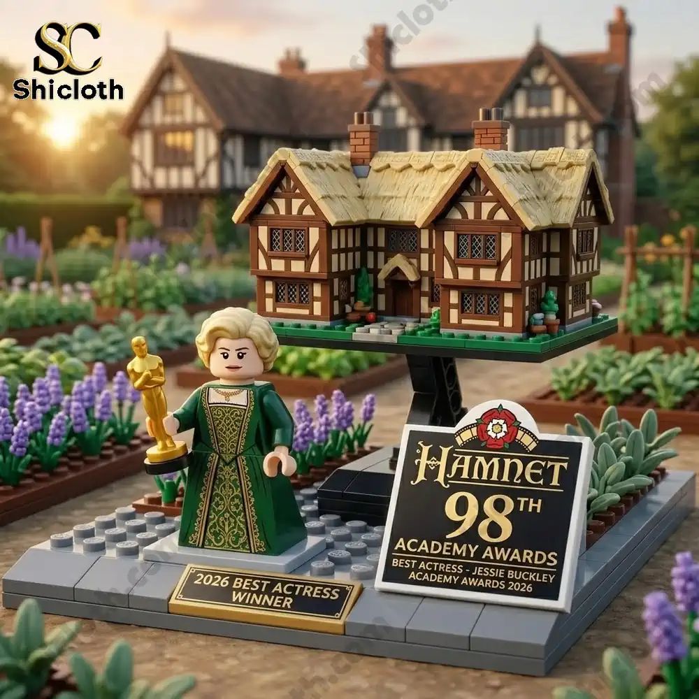 Jessie Buckley 98th Academy Awards Best Actress Winner Hamnet Building Brick Set