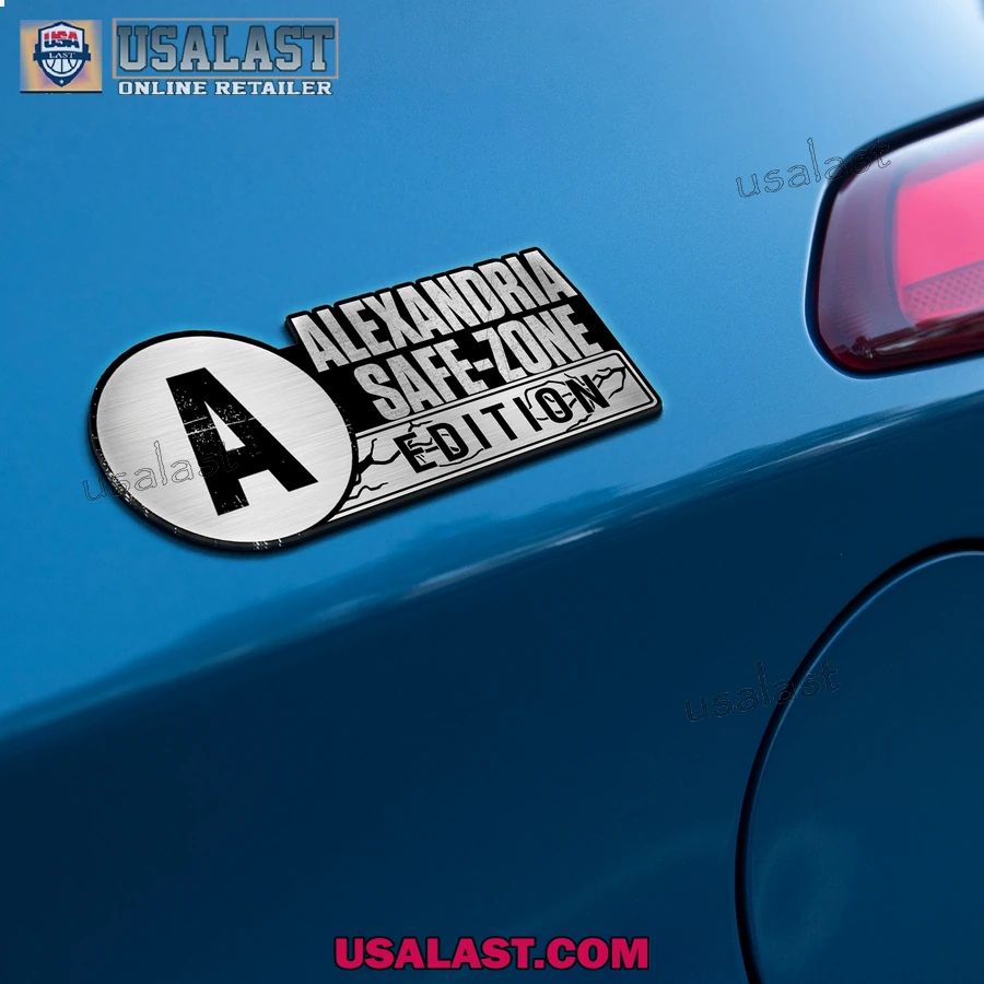 Alexandria Safe-Zone The Waking Dead 3D Car Badge Sticker