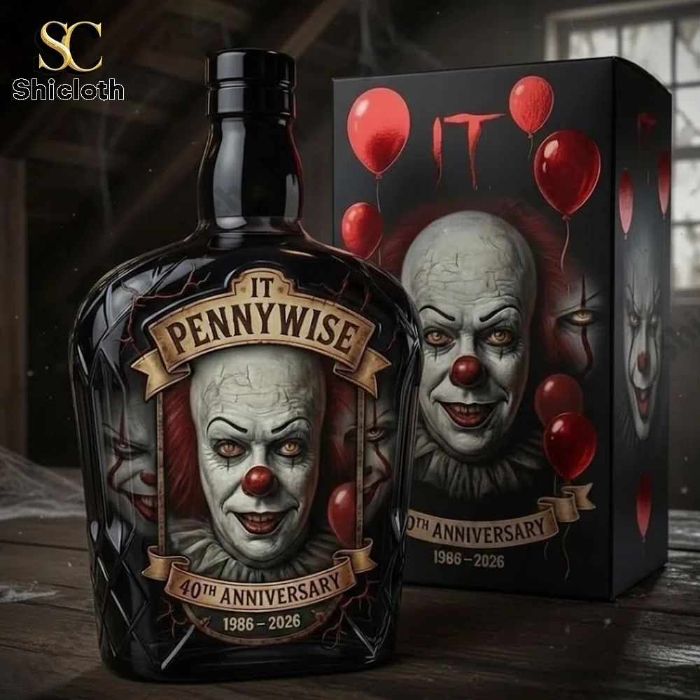 It Pennywise 40Th Anniversary Limited Edition Whiskey Bottle