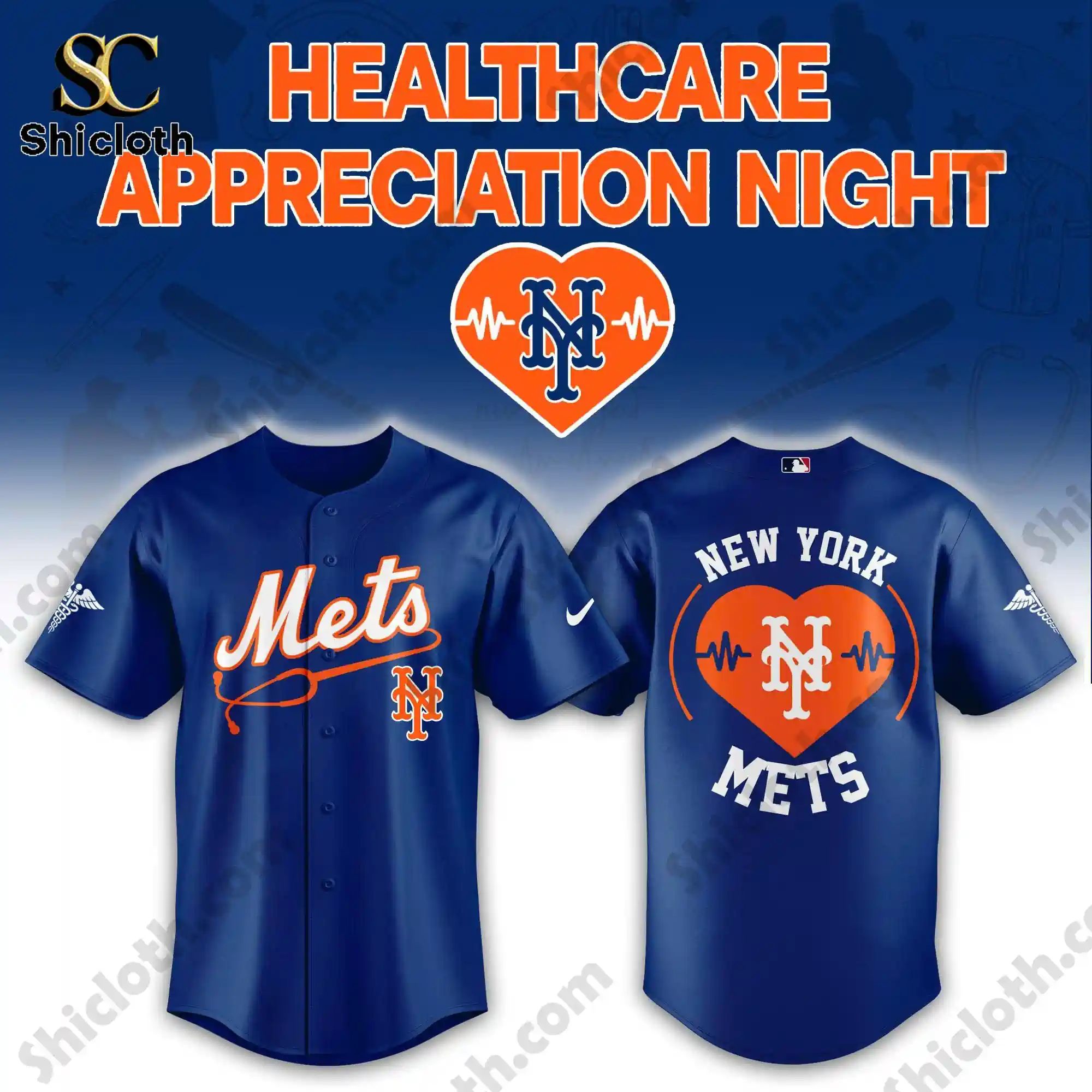 New York Mets Healthcare Appreciation Night Limited Edition Jersey 2026