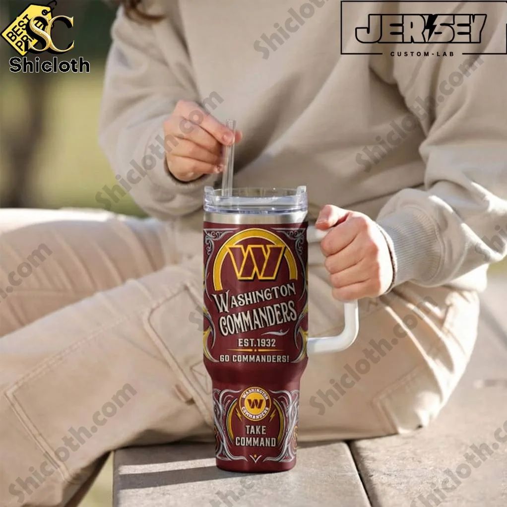 Washington Commanders Take Command Special YETI Tumbler