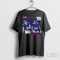 Premium Cam Skattebo Jaxson Dart New York Giants Big Tall Long Sleve