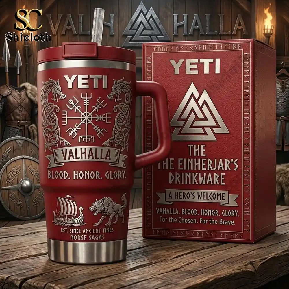 Vahalla Blood Honor Glory For The Chosen For The Brave Tumbler