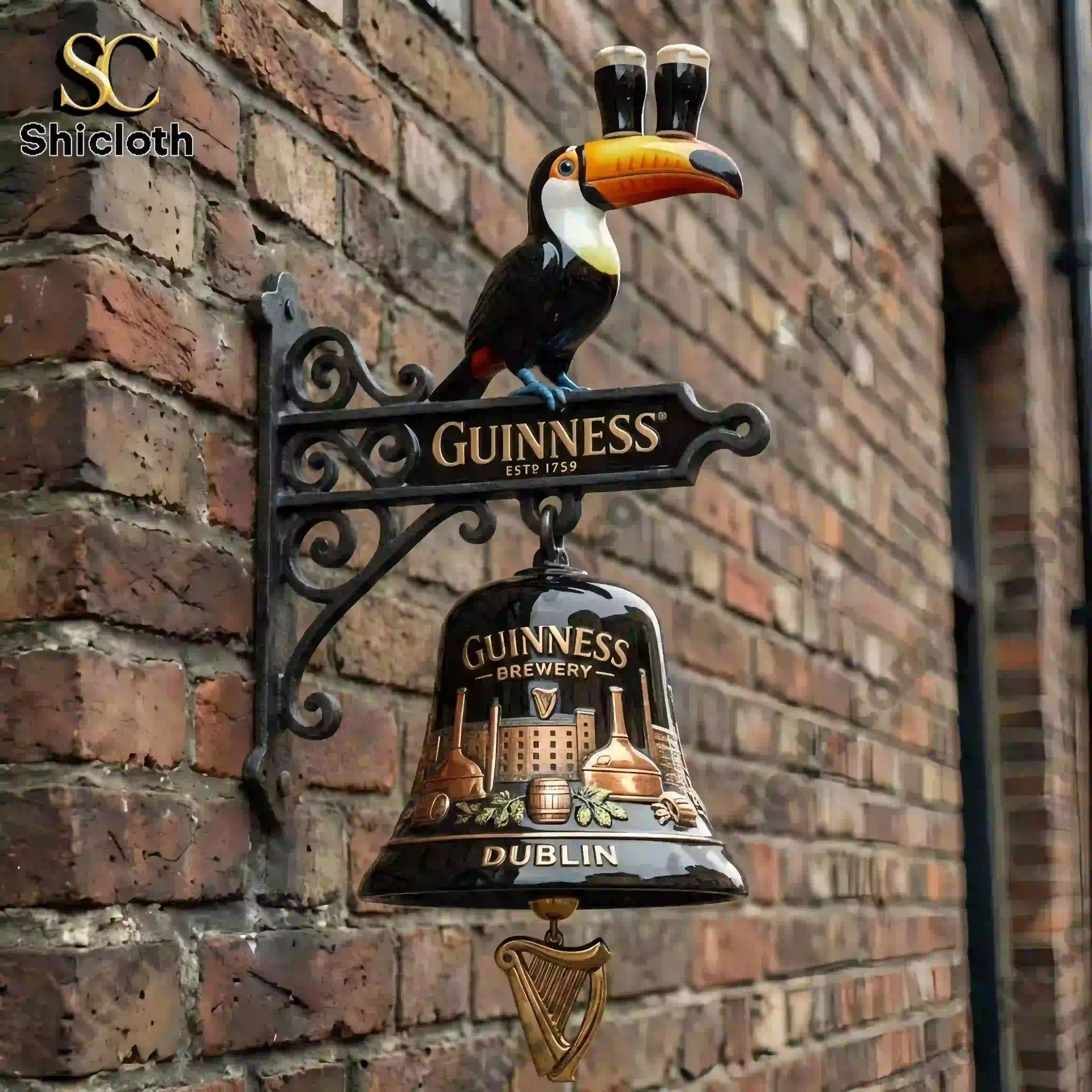 Guinness Brewery ESTD 1759 Heritage Collector’s Wall Bell