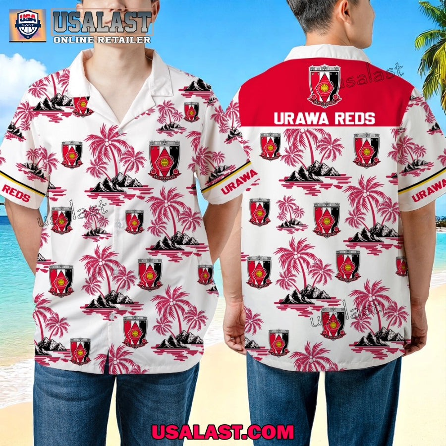 Urawa Red Diamonds FC Aloha Hawaiian Shirt