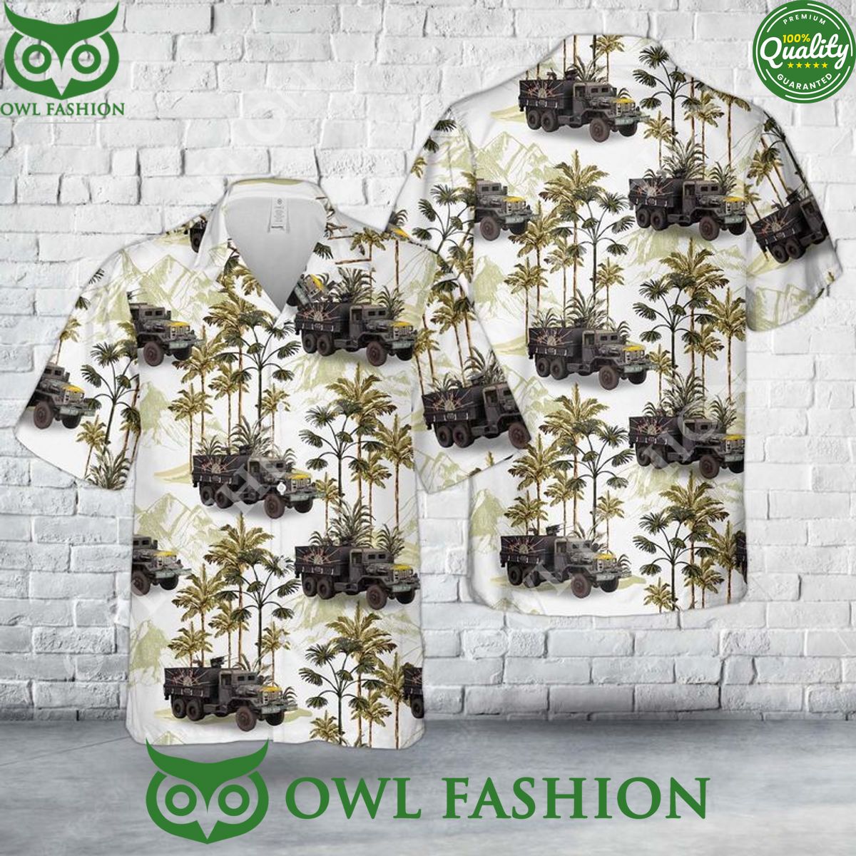 Us Army M54 Gun Truck Black Widow Trendy Hawaiian Shirt