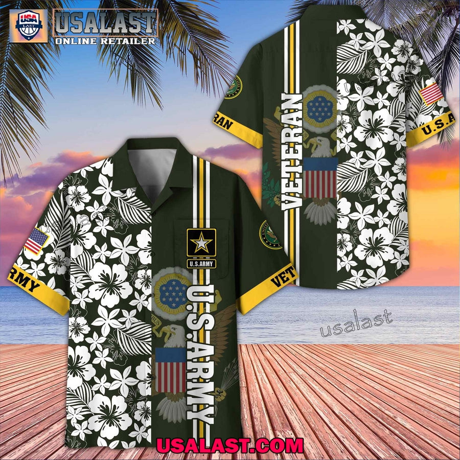 US Army Veterans Memorial Day Hawaiian Shirt