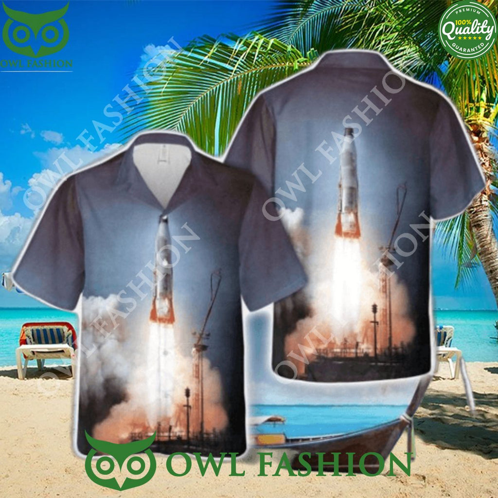 US ICBM SM 65 Atlas Summer Hwaiian Shirt