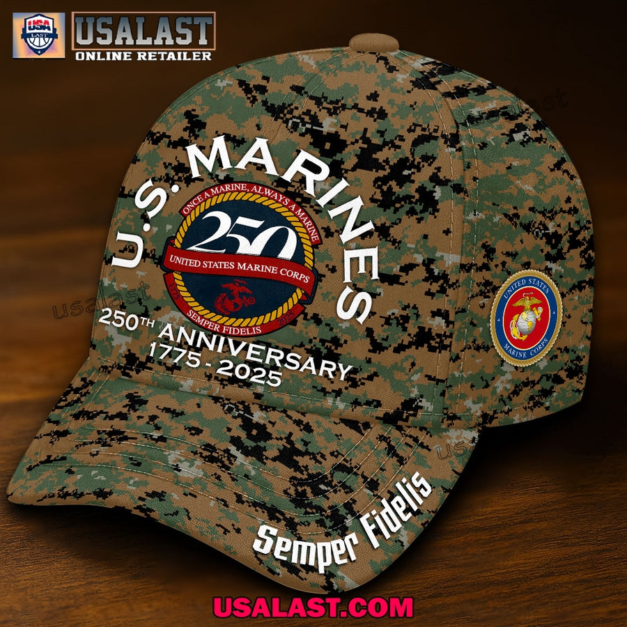 US Marine Corps Camo Green Classic Cap