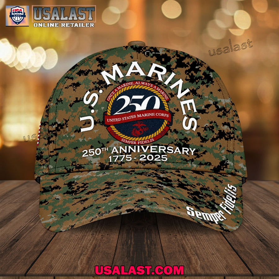 US Marine Corps Camo Green Classic Cap
