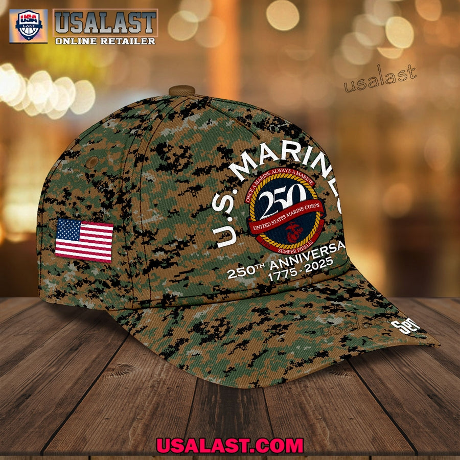 US Marine Corps Camo Green Classic Cap