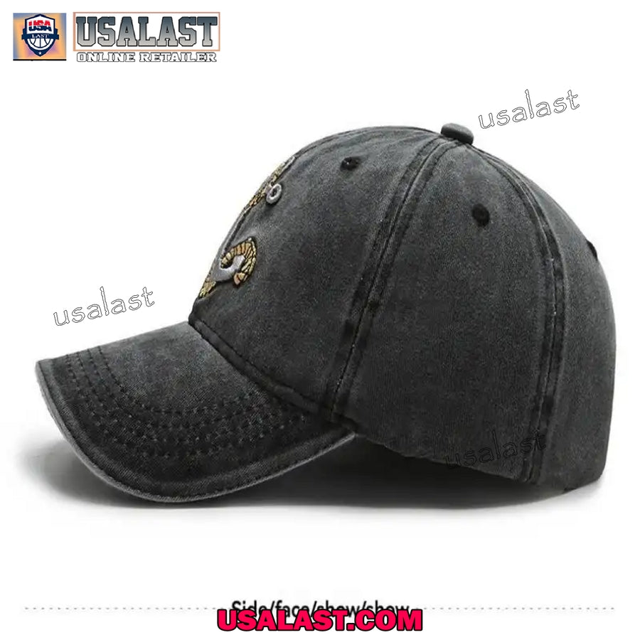 US Military Anchor Logo Embroidered Baseball Hat Cap