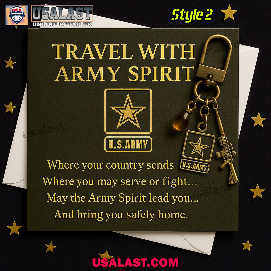 Us Military Custom Multi Charm Keychain