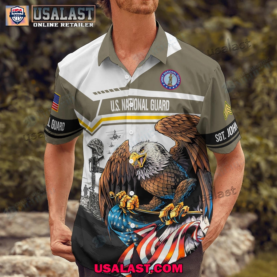 US National Guard Veterans Hawaiian Shirts, Polo Shirt, T-shirt, Hoodie And Sweatshirt