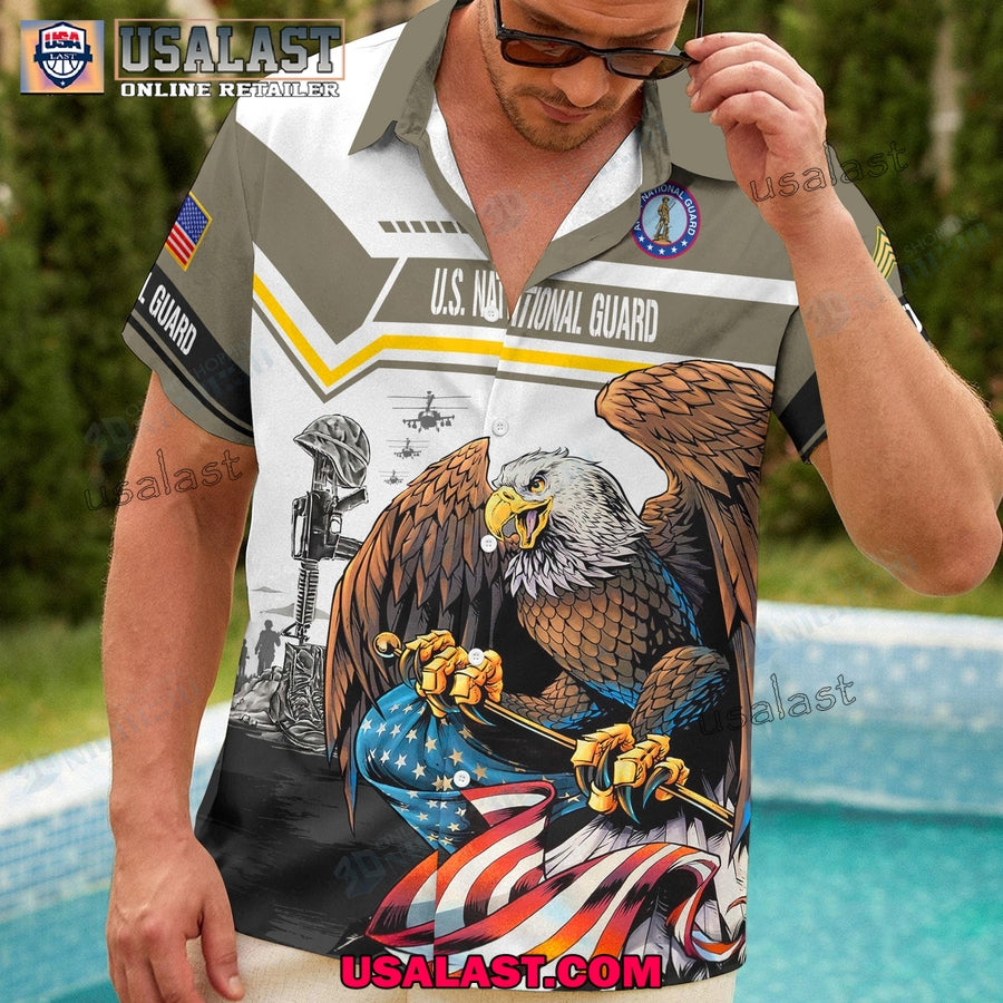 US National Guard Veterans Hawaiian Shirts, Polo Shirt, T-shirt, Hoodie And Sweatshirt