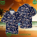 US Navy Chief Petty Officer Backbone Anchor Hawaiian Shirt Tropical Beach