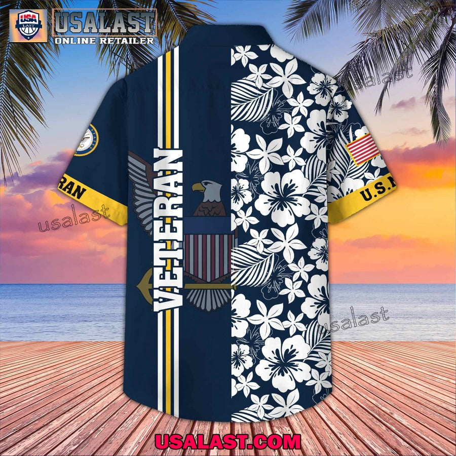 US Navy Veterans Memorial Day Hawaiian Shirt