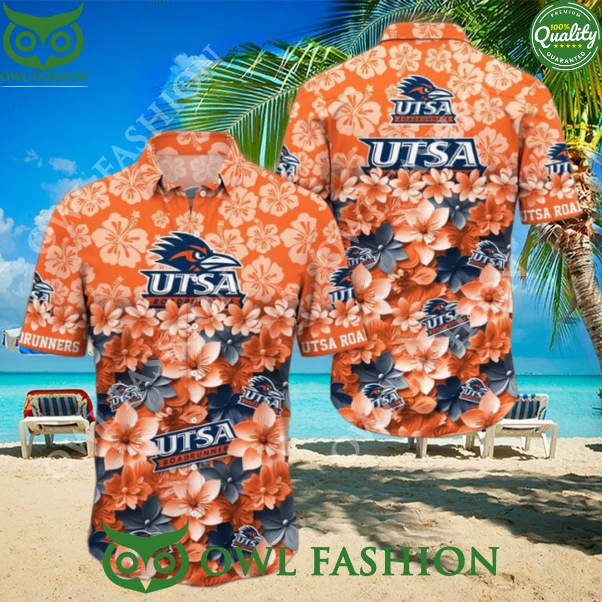 UTSA Roadrunners Champion NCAA Hawaiian Shirt Trending Summer