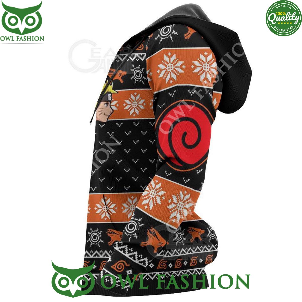 Uzumaki Running Shippuden Ugly Christmas Sweater Xmas Jumper