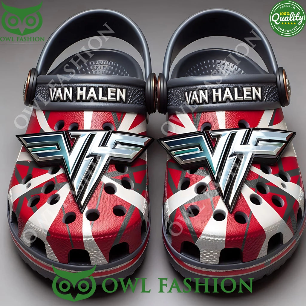 Van Halen American Rock Band Logo Crocs