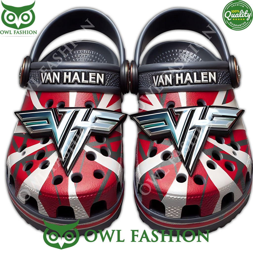 Van Halen American Rock Band Logo Crocs
