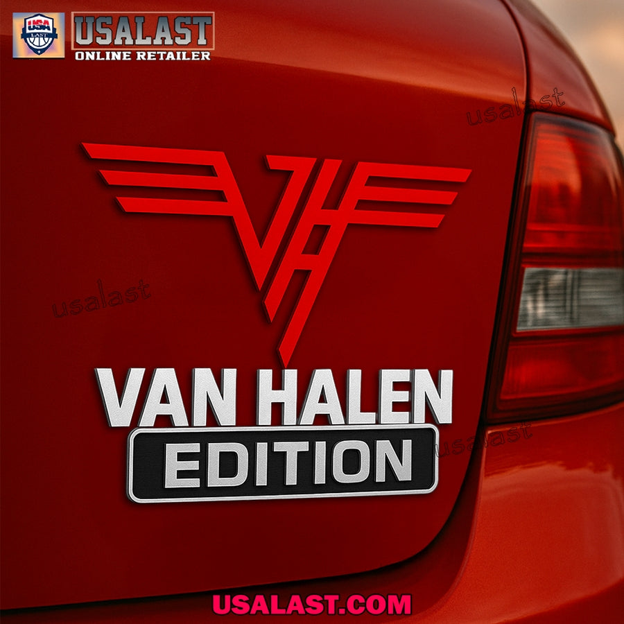 Van Halen Edition Car Emblem Custom 3D Badge