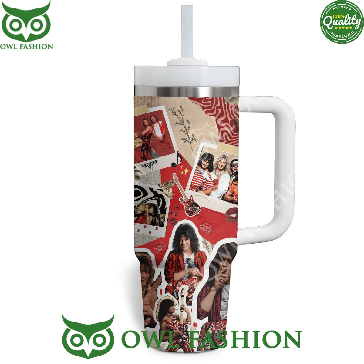 Van Halen Hard Rock 1972 America Tumbler Cup