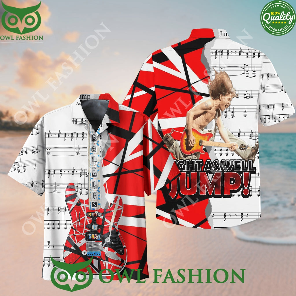 Van Halen might as well jump song hawaiian shirt