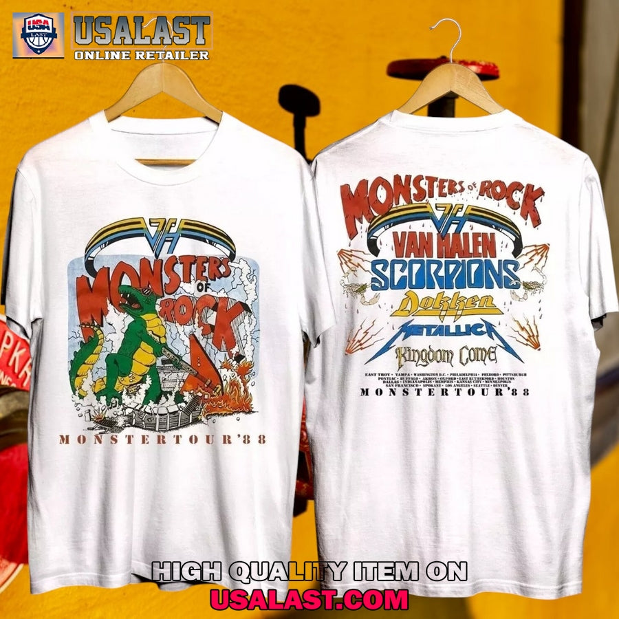 Van Halen Monsters of Rock Tour 1988 T-Shirt