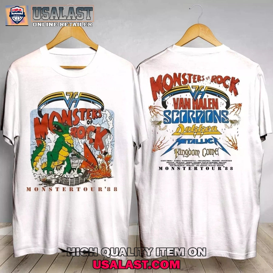 Van Halen Monsters of Rock Tour 1988 T-Shirt