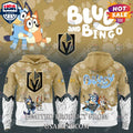 Vegas Golden Knights NHL Bluey and Bingo Hoodie