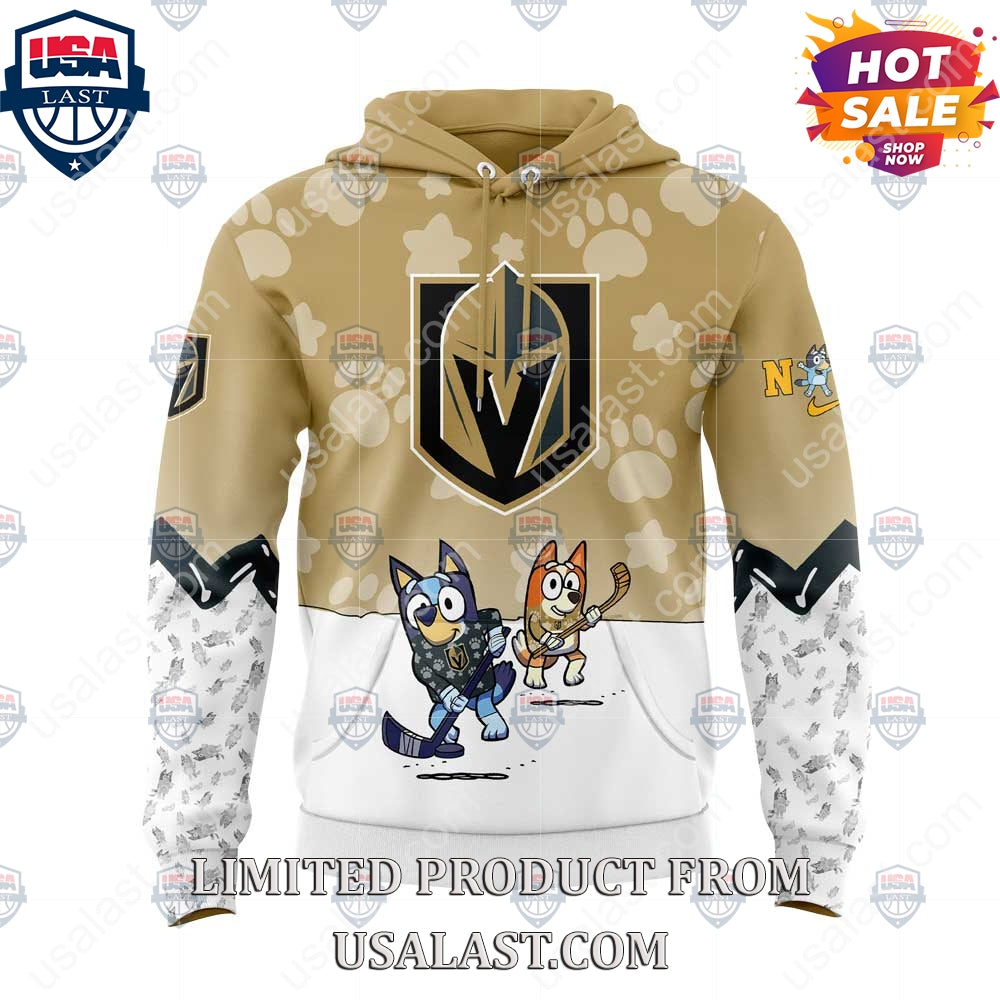 Vegas Golden Knights NHL Bluey and Bingo Hoodie