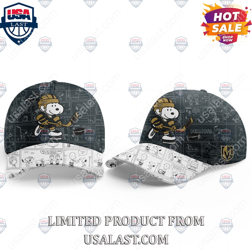 Vegas Golden Knights NHL Happiness Is 75th Anniversary of Peanuts Hoodie