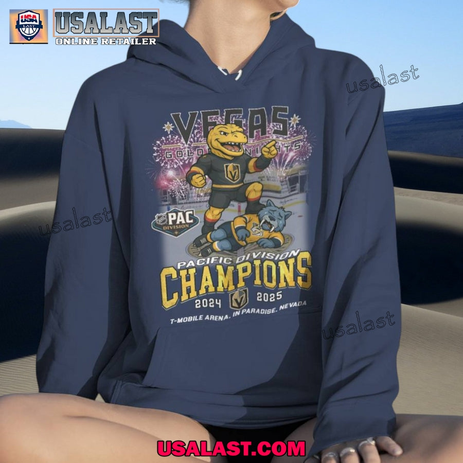 Vegas Golden Knights Pacific Division Champions 2025 T-Shirt