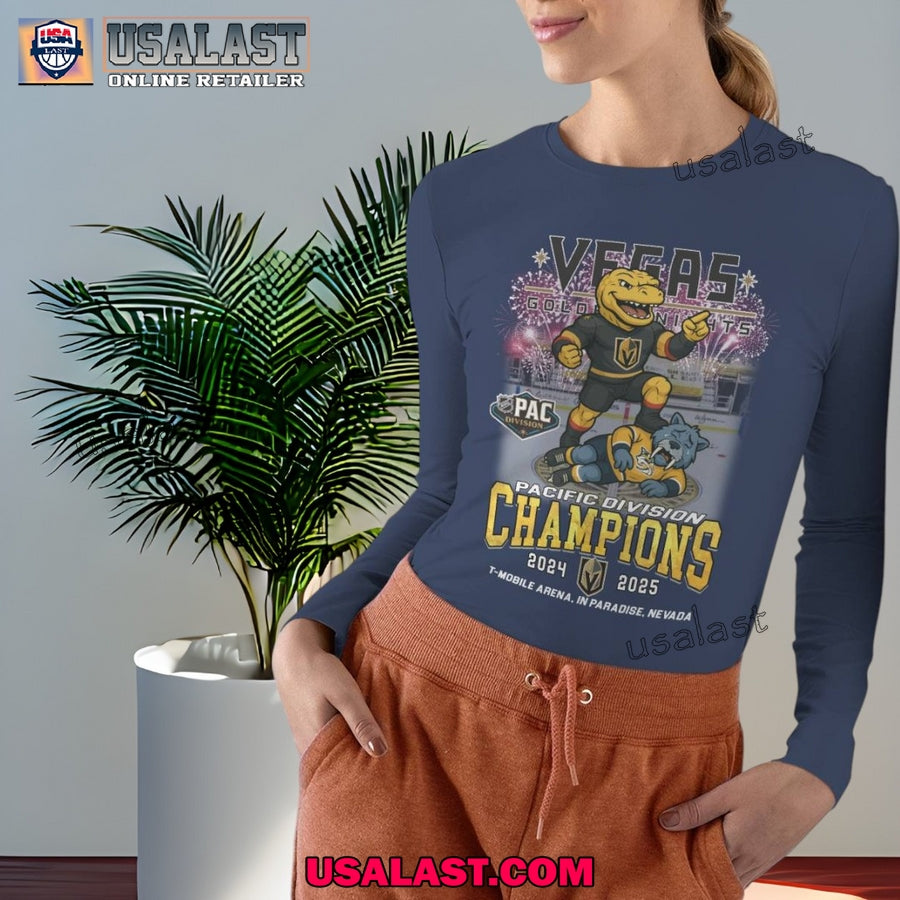 Vegas Golden Knights Pacific Division Champions 2025 T-Shirt
