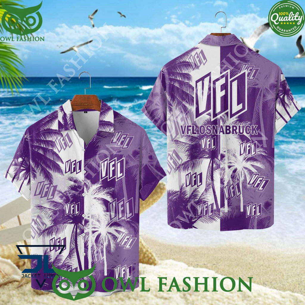 VfL Osnabrück Bundesliga football club Coconut Tree Hawaiian shirt
