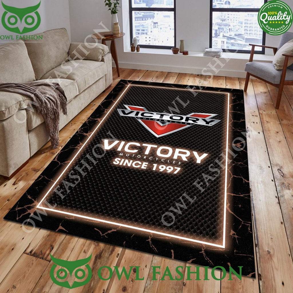 Victory Motorcycles Custom Color Living Room Carpet Rug