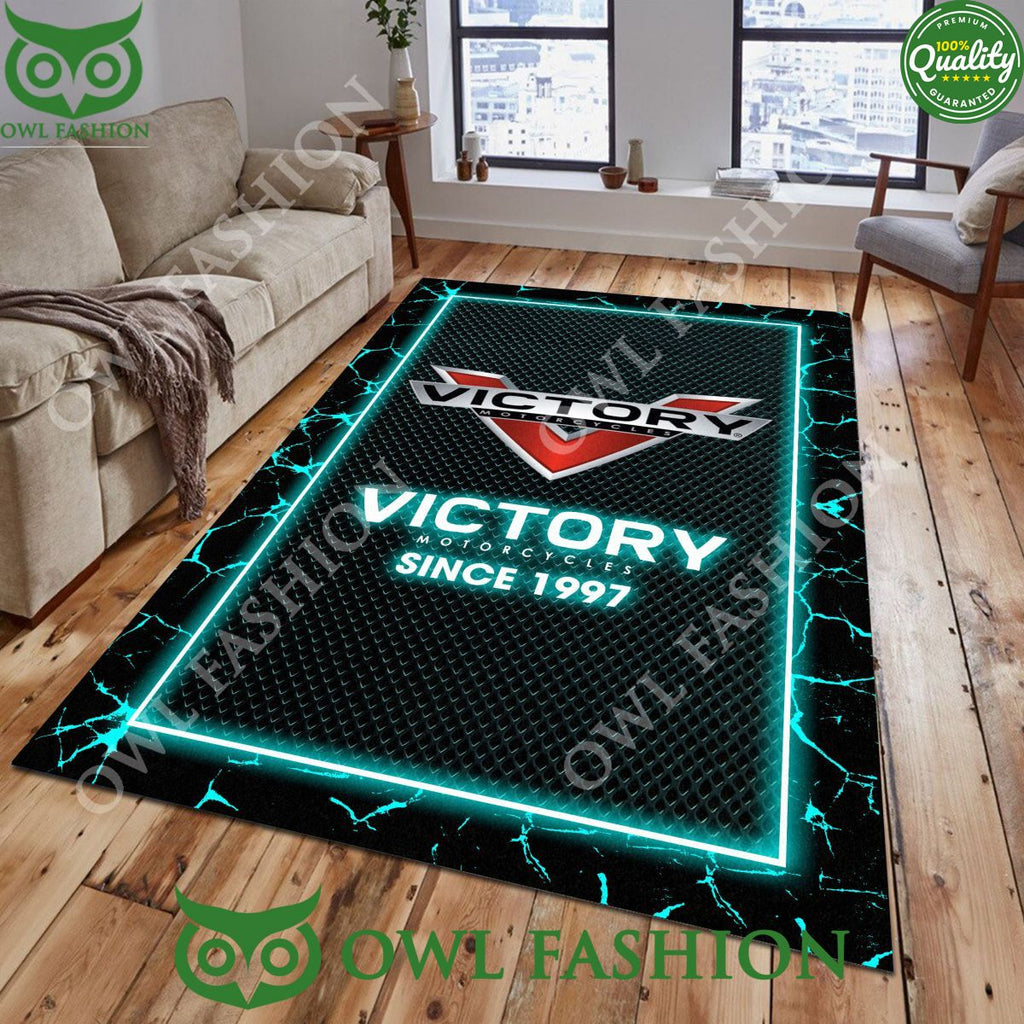 Victory Motorcycles Custom Color Living Room Carpet Rug