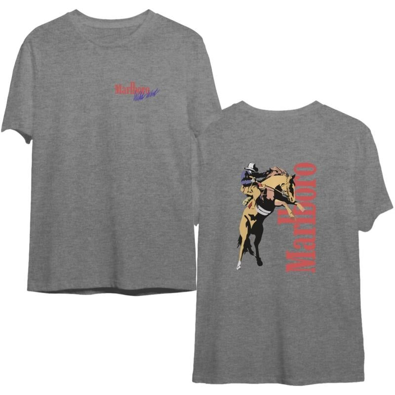vintage Marlboro Cowboy Shirt, Vintage Marlboro Cowboy Wild West  T-shirt, sweater and Hoodie Sweatshirt | RetroVerseTees.com