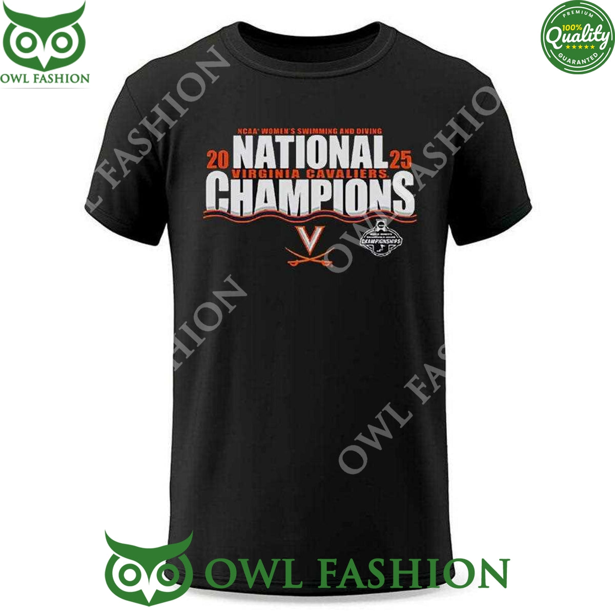 Virginia Cavaliers 2025 NCAA Womens Swimming And Diving National Champions t Shirt