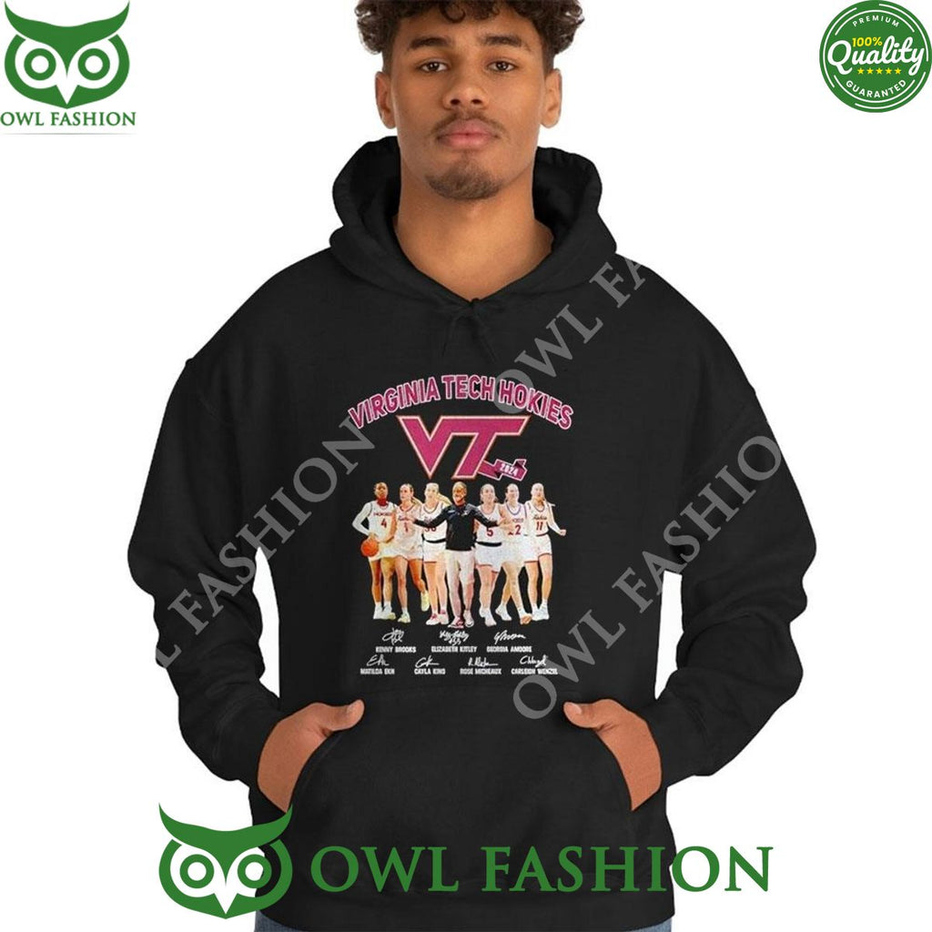 Virginia Tech Hokies Women’s Basketball Signatures 2024 Shirt Hoodie