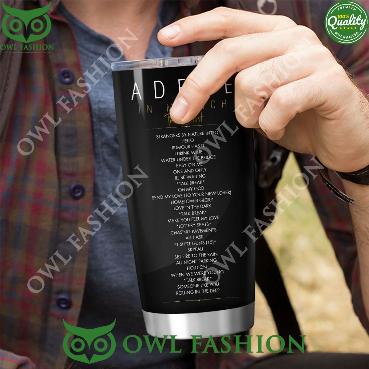 Adele in Munich The Setlist August 2024 Tumbler Cup