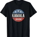 vote Kamala Harris For Presidential election 2024 Democratic T-Shirt Hoodie, Sweatshirt | RetroVerseTees.com
