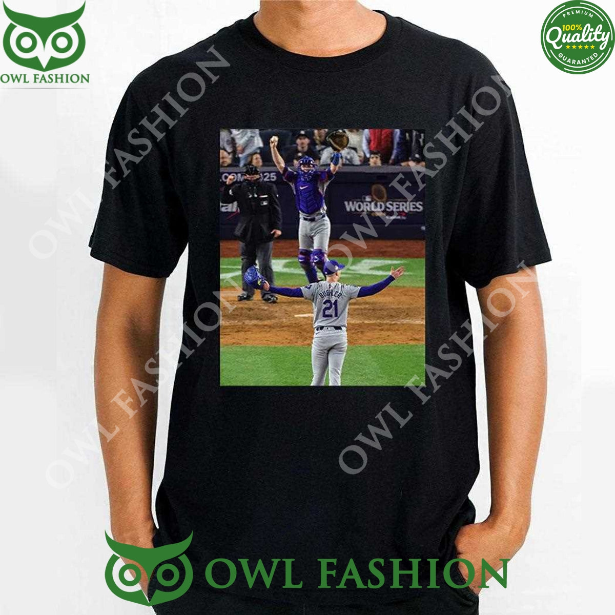 Walker Buehler Celebration World Series Champions 2024 Baseball t shirt